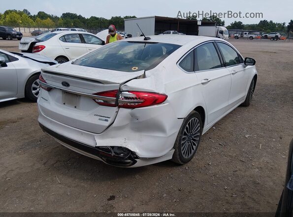 3FA6P0D94JR168987 2018 FORD FUSION Белый Задняя правая четверть