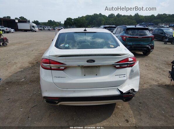 3FA6P0D94JR168987 2018 FORD FUSION Белый 
