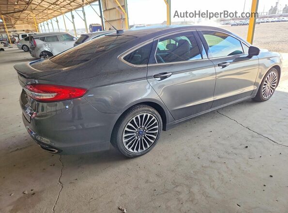 3FA6P0D94JR206699 2018 FORD FUSION Black Задня права чверть