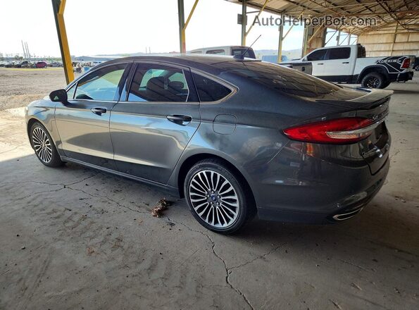3FA6P0D94JR206699 2018 FORD FUSION Black Задня ліва чверть