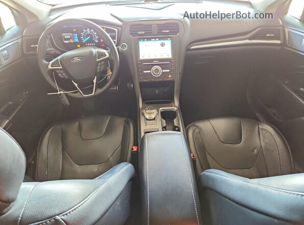3FA6P0D94JR206699 2018 FORD FUSION Black Вид панелі приладів