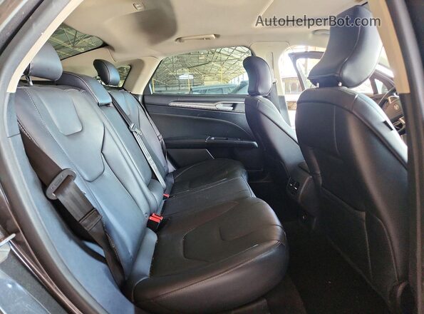 3FA6P0D94JR206699 2018 FORD FUSION Black Вид задніх сидінь