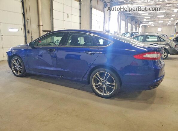 3FA6P0D95GR214979 2016 FORD FUSION Синий Задняя левая четверть