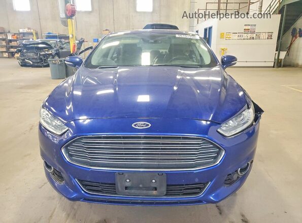 3FA6P0D95GR214979 2016 FORD FUSION Синий Вид спереди