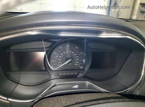 3FA6P0D95GR214979 2016 FORD FUSION Синий Вид щитка приборов