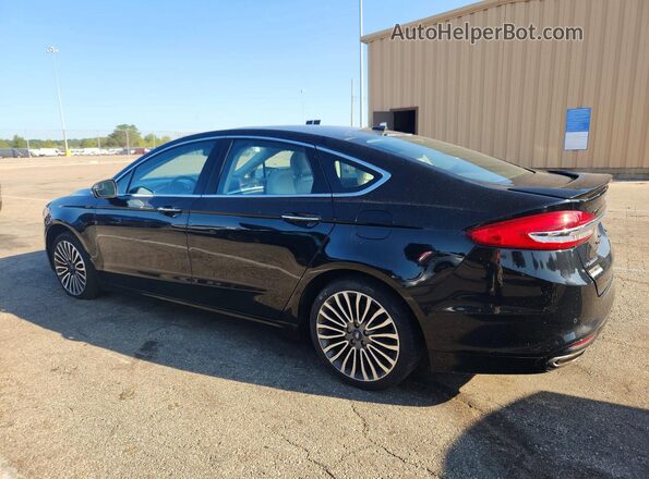3FA6P0D95JR134170 2018 FORD FUSION Black უკანა მარცხენა