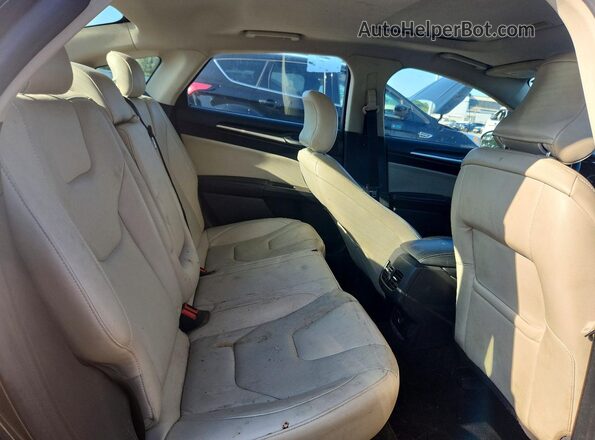 3FA6P0D95JR134170 2018 FORD FUSION Black უკანა სავარძლების ხედი