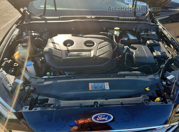 3FA6P0D95JR134170 2018 FORD FUSION Black უკანა სალონის ხედი
