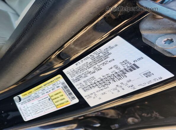 3FA6P0D95JR134170 2018 FORD FUSION Black ძრავის განყოფილების ხედი