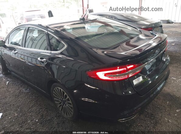 3FA6P0D95JR197267 2018 FORD FUSION Black Rear left