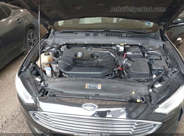 3FA6P0D95JR197267 2018 FORD FUSION Black Rear view