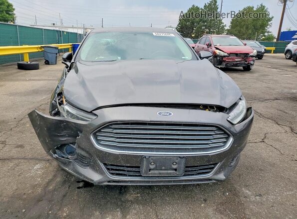 3FA6P0D96GR285740 2016 FORD FUSION Gray Widok z przodu