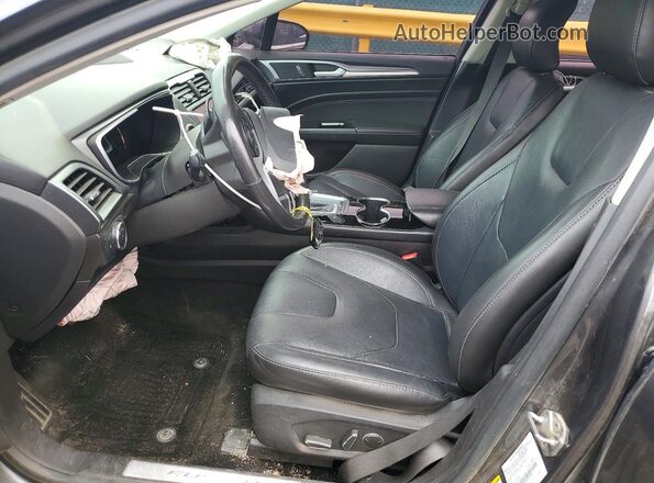 3FA6P0D96GR285740 2016 FORD FUSION Gray Widok wnętrza z przodu