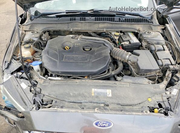 3FA6P0D96GR285740 2016 FORD FUSION Gray Widok wnętrza z tyłu