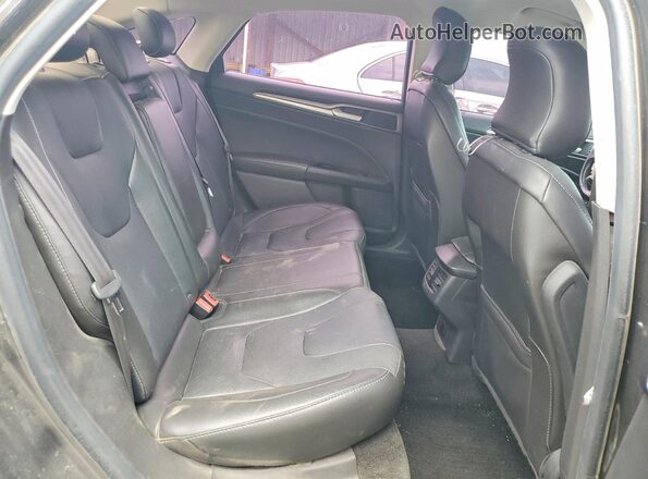 3FA6P0D96GR285740 2016 FORD FUSION Gray Widok tylnych siedzeń