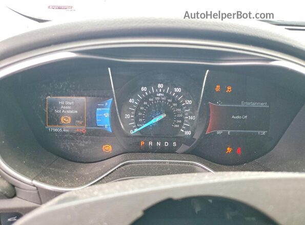 3FA6P0D96GR285740 2016 FORD FUSION Gray Widok zestawu wskaźników