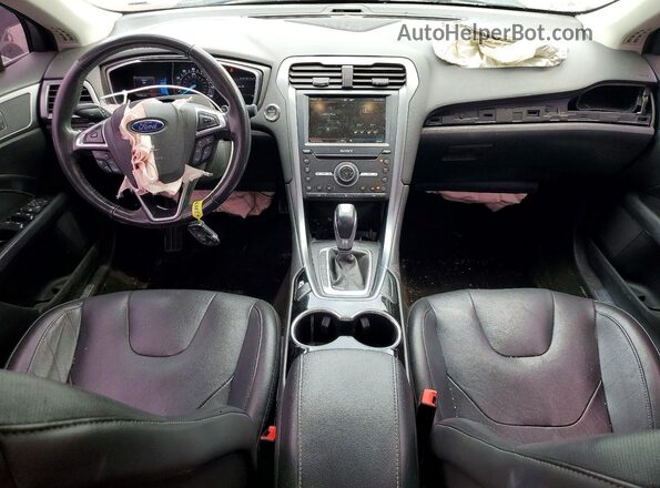 3FA6P0D96GR285740 2016 FORD FUSION Gray Widok deski rozdzielczej