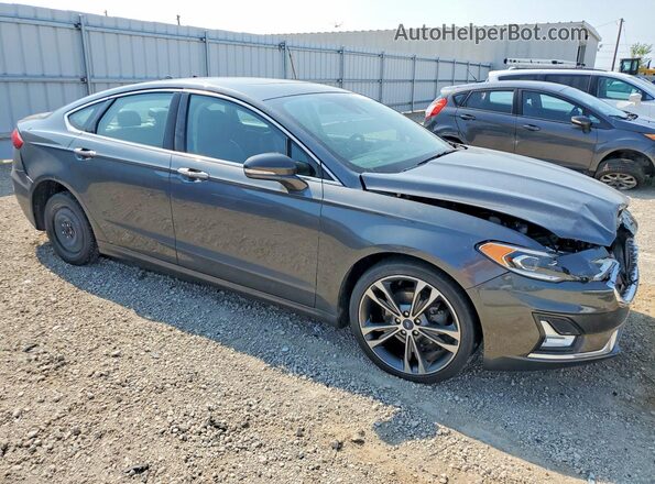 3FA6P0D96LR116103 2020 FORD FUSION Charcoal Przód prawy