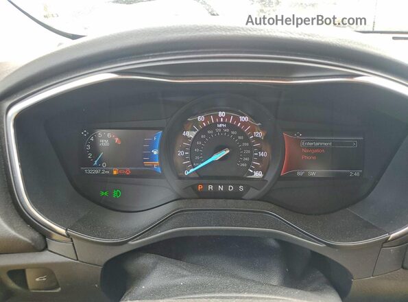 3FA6P0D96LR116103 2020 FORD FUSION Charcoal Widok zestawu wskaźników