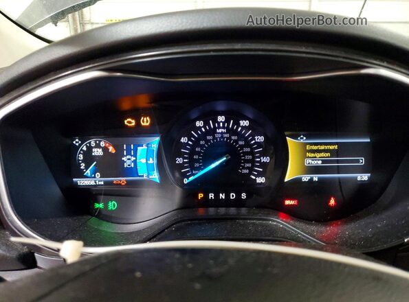 3FA6P0D96LR174003 2020 FORD FUSION Charcoal Instrument cluster view
