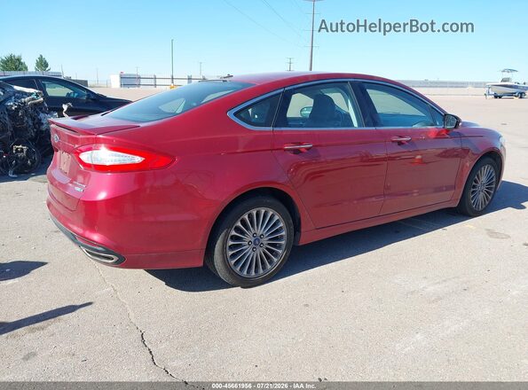 3FA6P0D97GR108629 2016 FORD FUSION Красный Задняя правая четверть