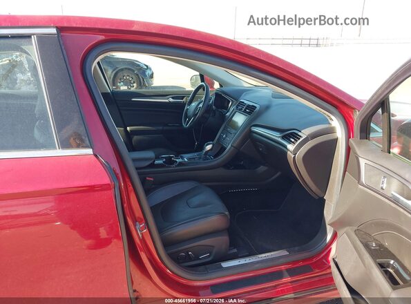 3FA6P0D97GR108629 2016 FORD FUSION Красный Вид салона спереди