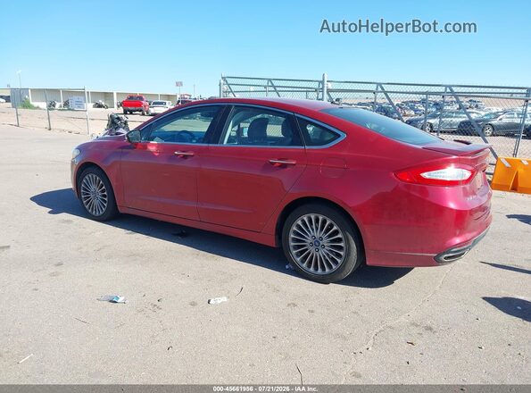 3FA6P0D97GR108629 2016 FORD FUSION Красный Задняя левая четверть