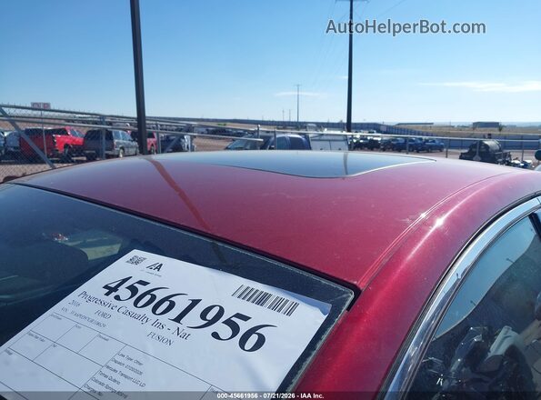 3FA6P0D97GR108629 2016 FORD FUSION Красный Вид спереди