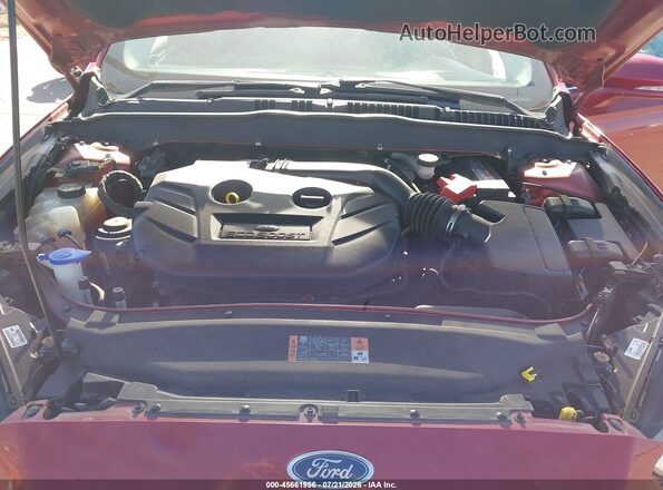 3FA6P0D97GR108629 2016 FORD FUSION Красный Вид сзади