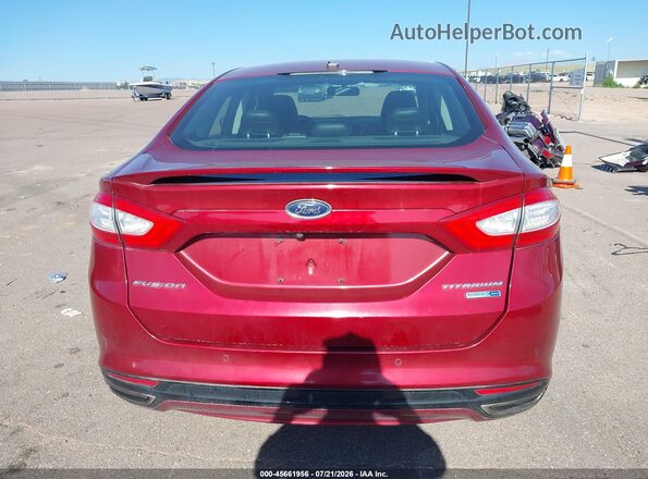 3FA6P0D97GR108629 2016 FORD FUSION Красный 