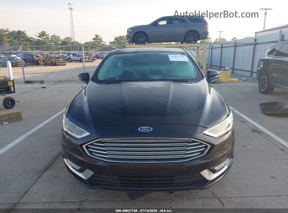 3FA6P0D97JR137961 2018 FORD FUSION Black Vista del cuadro de instrumentos