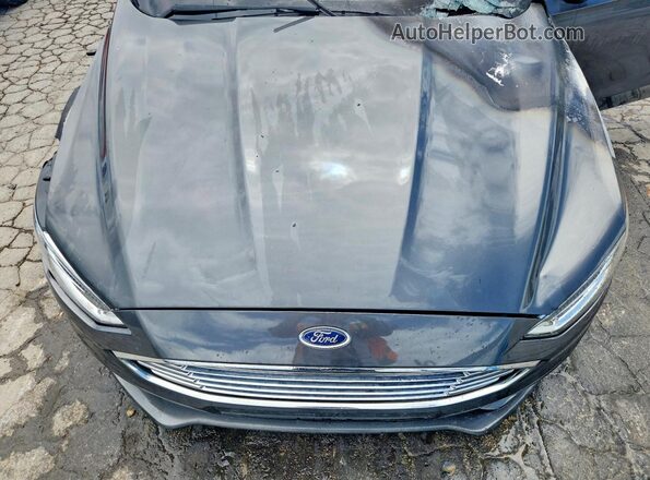 3FA6P0D97JR155201 2018 FORD FUSION Gray უკანა სალონის ხედი