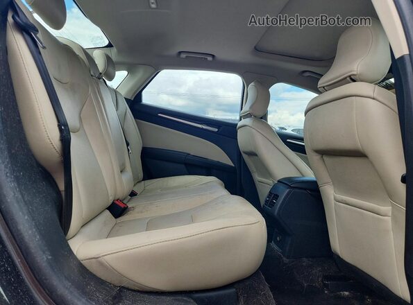 3FA6P0D97JR155201 2018 FORD FUSION Gray უკანა სავარძლების ხედი