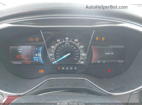 3FA6P0D97JR168403 2018 FORD FUSION Silver უკანა სავარძლების ხედი