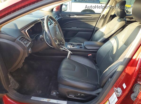 3FA6P0D97KR210893 2019 FORD FUSION Maroon Vista interior delantera