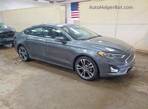 3FA6P0D97LR151717 2020 FORD FUSION Gray Передня права чверть