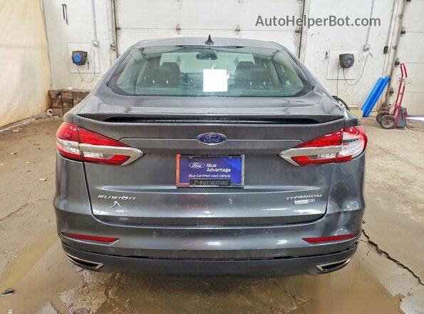 3FA6P0D97LR151717 2020 FORD FUSION Gray Вид ззаду