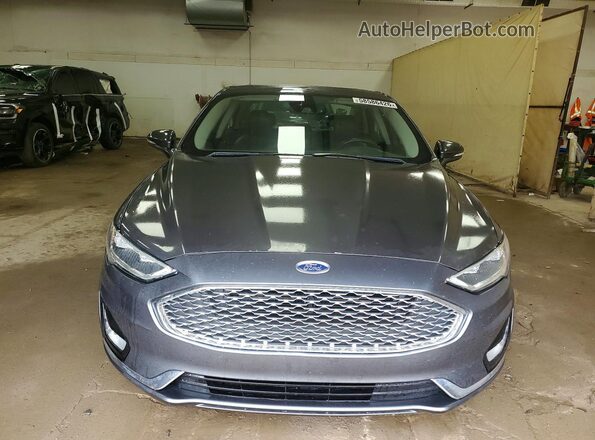 3FA6P0D97LR151717 2020 FORD FUSION Gray Вид спереду