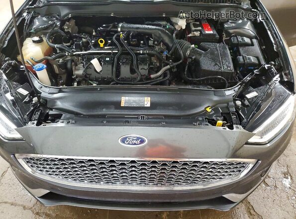 3FA6P0D97LR151717 2020 FORD FUSION Gray Вид задньої частини салону