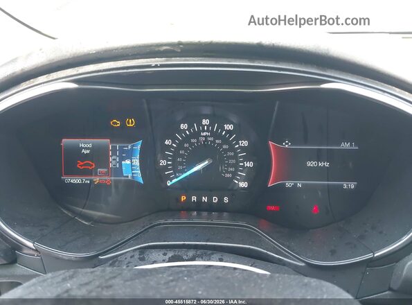 3FA6P0D97LR192140 2020 FORD FUSION Черный Вид задних сидений