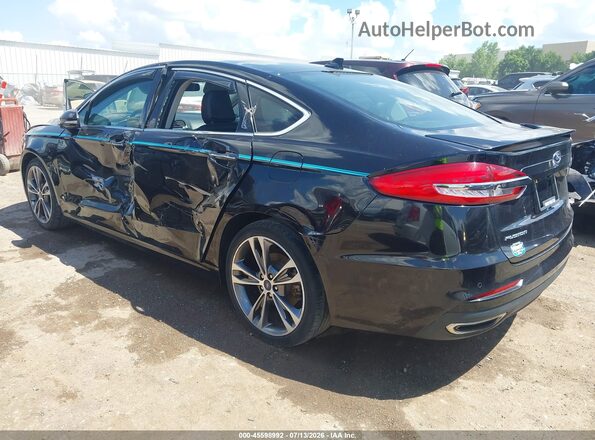 3FA6P0D98LR152830 2020 FORD FUSION Black Задня ліва чверть