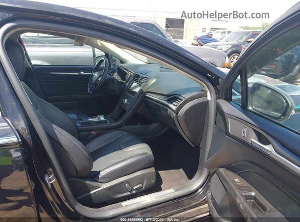 3FA6P0D98LR152830 2020 FORD FUSION Black Вид салону спереду