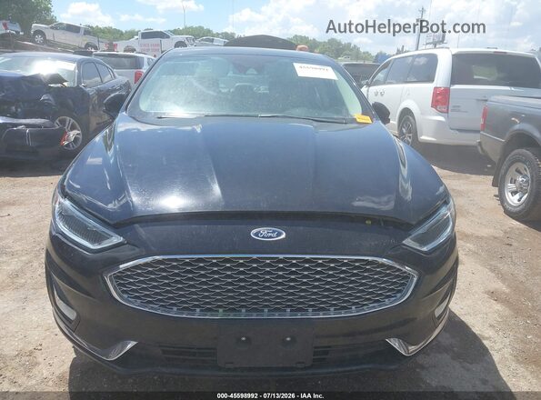 3FA6P0D98LR152830 2020 FORD FUSION Black Вид щитка приладів