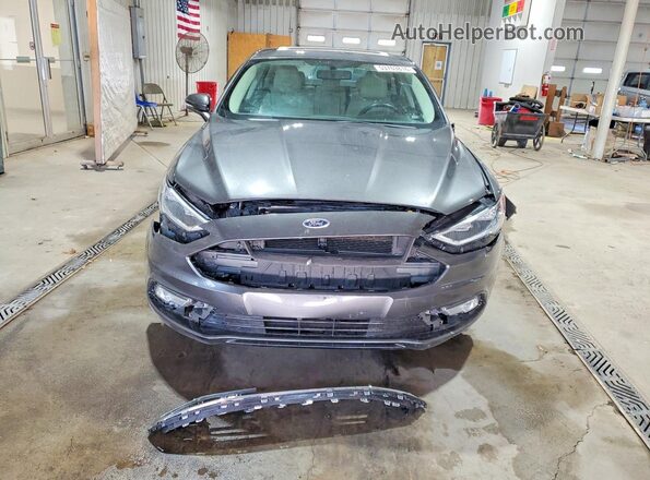 3FA6P0D99JR188524 2018 FORD FUSION Gray Vista frontal