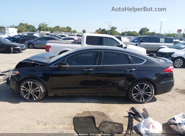 3FA6P0D99KR186595 2019 FORD FUSION Черный Панорамный вид салона 360°