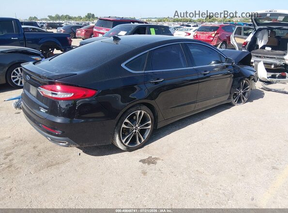 3FA6P0D99KR186595 2019 FORD FUSION Черный Задняя правая четверть