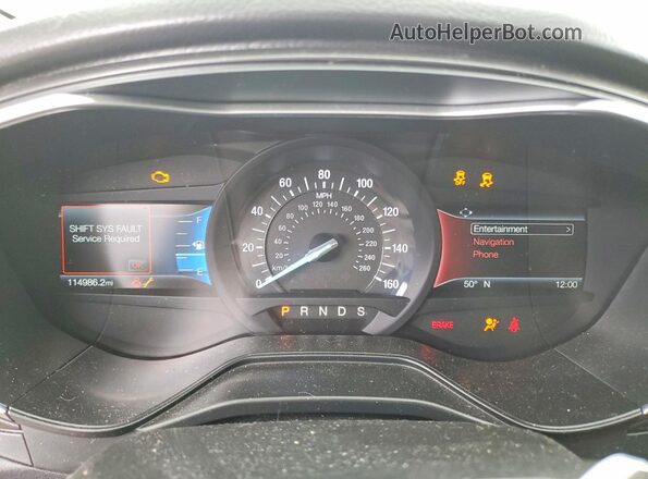 3FA6P0D99LR176103 2020 FORD FUSION White Vista del cuadro de instrumentos