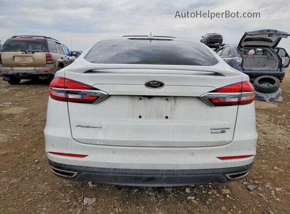 3FA6P0D99LR176103 2020 FORD FUSION White Vista trasera