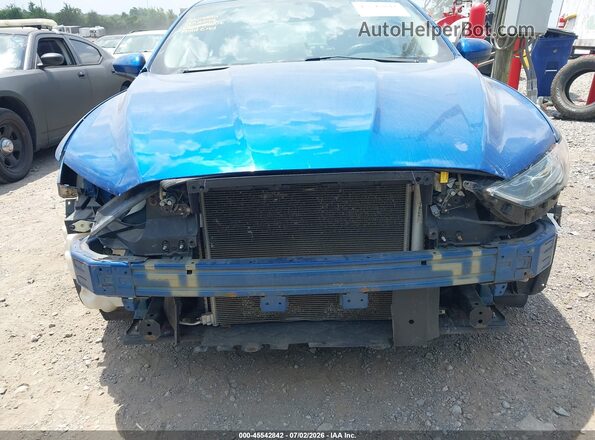 3FA6P0G70HR199478 2017 FORD FUSION Blue Vista frontal