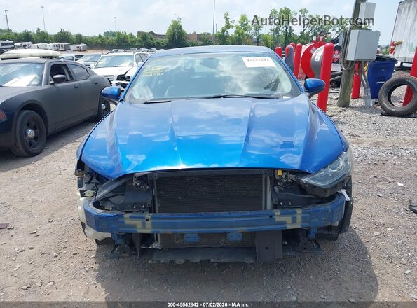 3FA6P0G70HR199478 2017 FORD FUSION Blue Vista del cuadro de instrumentos